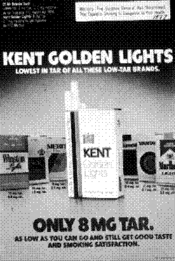 KENT GOLDEN LIGHTS — Calisphere