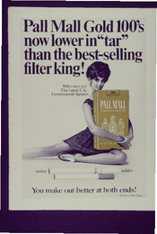 Pall Mall 100's now lower in 'tar' than the best-selling filter king