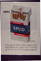menthol filter cigarettes These new and different filter cigarettes from Philip Morris have a light  touch of menthol that freshens the smoke-something wonderful! — Calisphere