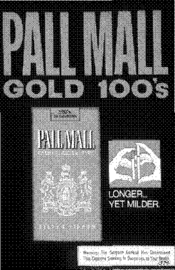 Pall Mall Gold 100's