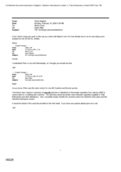 [Email from Stephen Perks to Carol Martin regarding Sovereign seizures/detentions]