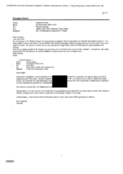 [Email from Peter Redshaw to Bletsas George regarding confiscated consignment in Malta]