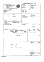 [Export Invoice from Landeway Trading regarding Dorchester Int Lights]