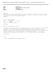 [Email from Mounif Fawaz to Norman Jack regarding Marketing Plans]