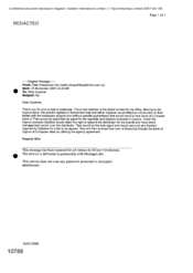 [Email from Tlais Enterprises Ltd to Suzanne Wise Regarding Appointment for the Agent of cigarette and Tobacco Busines in Cyprus]