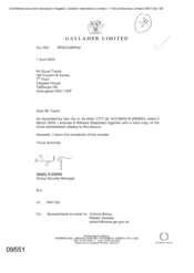 [Letter from Nigel P Espin to Stuart Taylor regarding letter CTIT]