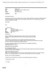 [Email from Ann Elkington to Norman Jack regarding letter of credit]