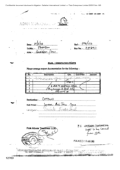 [Invoice for Adam Trading regarding sub despatch note]