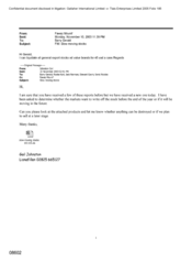 [Email from Mounif Fawaz to Gerald Barry regarding slow moving stocks]