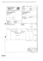 Invoices of 800 cartons of cigarettes - Stateline