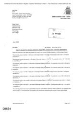 [Letter from Joe Daly to Nigel Espin regarding urgent request for witness statement, cigarette analysis and customer information]