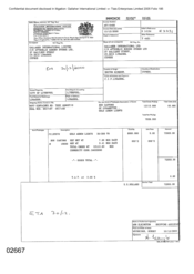 Certificate of Deposit to Gallaher International Limited from Atteshlis Bonded Stores Ltd for Gold Arrow Lights Cigarettes