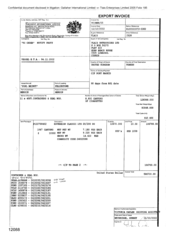 [Letter from Gallaher International Limited to Tlais Enterprises Limited regarding 8, 800 cartons of cigarettes]