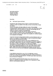 [Letter from MK to John Moxon regarding Old stocks Cyprus and Dubai]