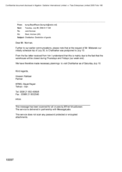 [Email from Kpmg-BayatRayan to Norman Jack regarding the Destruction of goods at Chahbahar]