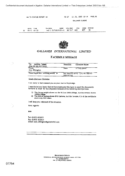 Gallaher International Limited[Memo from Ann Elkington to Christine Bauer regarding a visit to Weybridge on 20030711]