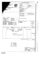 [Invoice from Gallaher International Limited to Tlais Enterprises Ltd for Dorchester Int'l FF and Frankfurt Express]