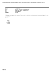 [An Email from Norman Jack to Mark Rolfe, Jon Moxon, Tom Keevil regarding BLOM]