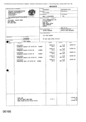 [Invoice from Gallaher International Limited to Tlais Enterprises Ltd regarding Dorchester Int'l FF and sovereign Classic Lts cigarettes]