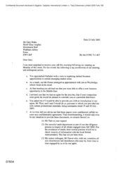 [Letter from Norman Jack to Gary Blake regarding the meetings recollection and subsequent action]