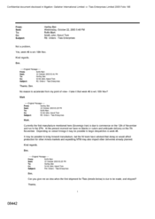 [Email from Ben Hartley to Mark Rolfe regarding Orders - Tlais Enterprises]