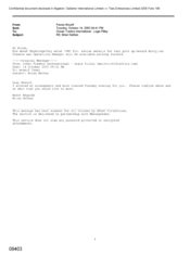 [Email from Mounif Fawaz to Ocean Traders International regarding Brian Nathan]