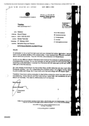 Gallaher Group Company [Letter from Gunter Panhofer to Mounif Fawaz held on 20031027 regardingMephis Blue and Ronson deliveries to Romania via Mozanbique]