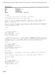 [Email from Ann Elkington to Norman Jack regarding Bandar Abbas order 12256]