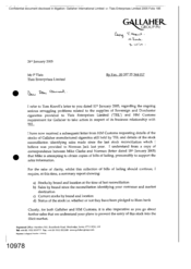 [Letter from Jeff Jeffery to P Tlais regarding Sovereign and Dorchester cigarettes provided to Tlais Enterprises Limited]