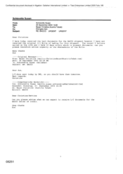 [Email from Susan Schiavetta to Christine Bauer regarding bacco]