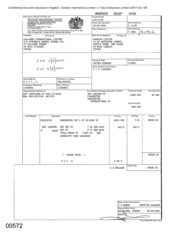 [Dorchester Int'l FF invoice for Namelex Limited]