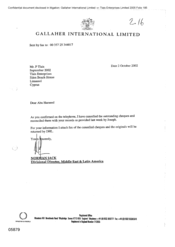 [Letter from Norman Jack to P Tlais Abu Hameed regarding cancellation of outstanding cheques and reconciliation with the records]