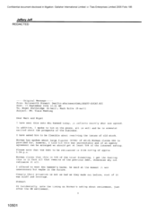 [Email from Stewart Hainsworth to Nigel Northridge Regarding Tlais Meeting]