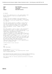 [Letter from Rudi Thurschmid to Mounif Fawaz regarding a trip to Southern Africa and Ethiopia]