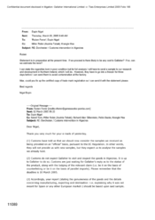 [Email from Nigel Espin to Ruben Ferrer regarding Dorchester/customs intervention in Algeciras]