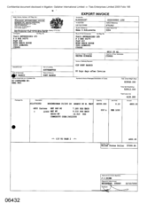 [Invoice from Gallerher international ltd to Tlais Enterprises ltd for 4800 Cartons]