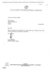 [Letter from Norman BS Jack to F Nammour regarding Lebanese Health Clause]