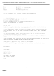 [Email from Mounif Fawaz to Gerald Barry regarding Gallaher proposal for services]