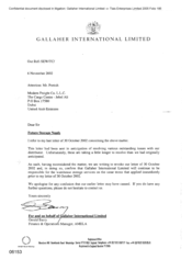 [Letter from Gerald Barry to Pretish in regards to Future Storage Needs]