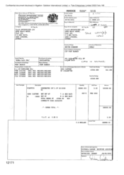 [Invoice from Gallaher International Limited by Victoria Caplen in regards to Dorchester Intl]