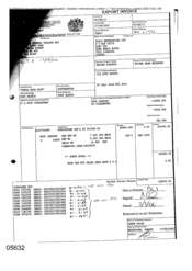 [Export Invoice from Gallaher International Limited to CTA regarding Dorchester Int'l FF]