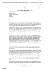 [Letter from Jeff Jeffery to D McCallum regarding development of their Business with Tlais]