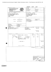 Invoice for 800 Cartons-Sovereign Classic