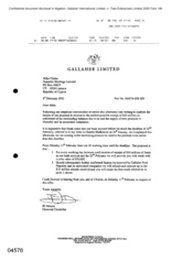 [Letter from JD Moxon to Mike Clarke regarding settlement of the outstanding balances]