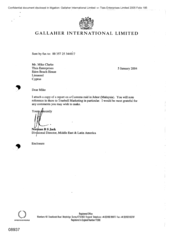 [Letter from Norman BS Jack to Mike Clarke regarding reference to Truebell Marketing in particular]