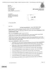 [Letter from Ken Ojo to Carol Martin regarding the urgent request for witness statement, cigarette analysis and customer information]