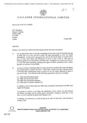 [Letter from Norman BS Jack to F Nammour regarding Dorchester brands]