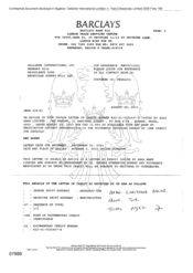 [Letter from Barclays Bank PLC to Gallaher International Ltd regarding ...
