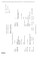 [Gallagher International Ltd sales/order acknowledgement form for Namelex Limited on Sovereign F]