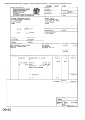 [Invoice from Gallaher International Limited by R Morgan]